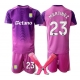 Aston Villa Emiliano Martinez #23 Golmanski Replike Rezervni Dres za djecu 2025-26 Kratak Rukav (+ Kratke hlače)